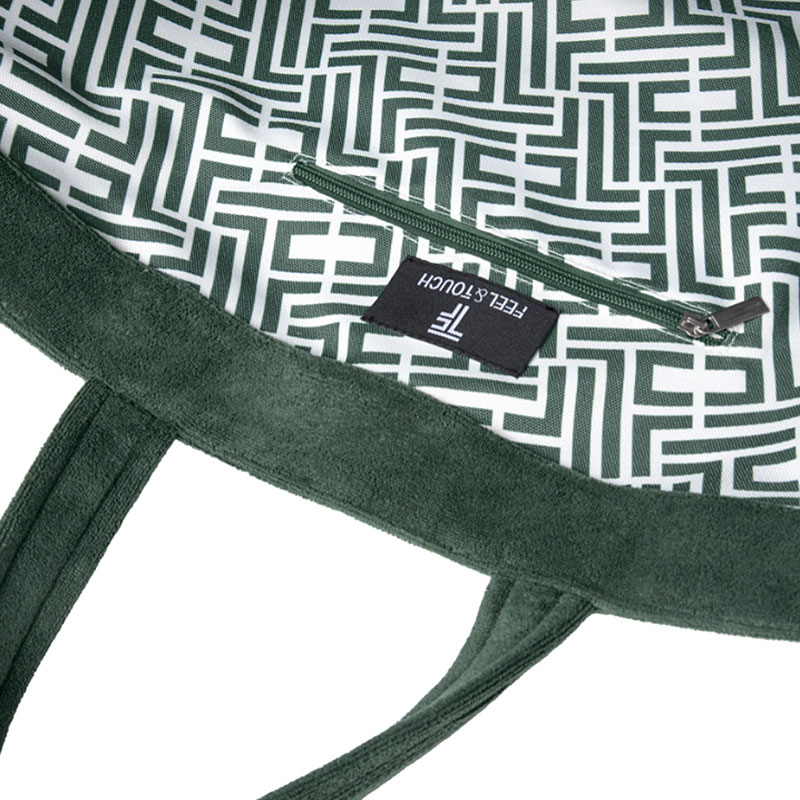 Τσάντα Θαλάσσης (68X40X40) Feel Touch Icon Verde Τσάντες Μεγάλες Spitishop