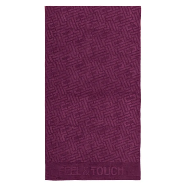 Πετσέτα Θαλάσσης (90x170) Feel & Touch Icon Aubergine