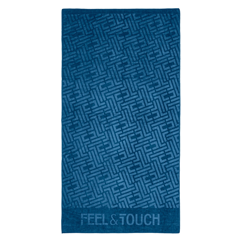 Πετσέτα Θαλάσσης (90x170) Feel & Touch Icon Ocean Blue