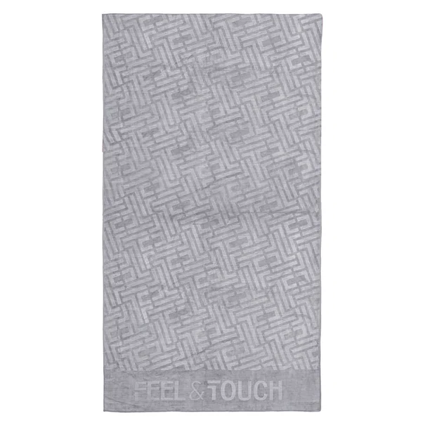Πετσέτα Θαλάσσης (90x170) Feel & Touch Icon Titanium