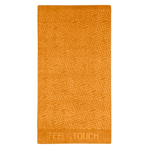 Πετσέτα Θαλάσσης (90x170) Feel & Touch Icon Curry