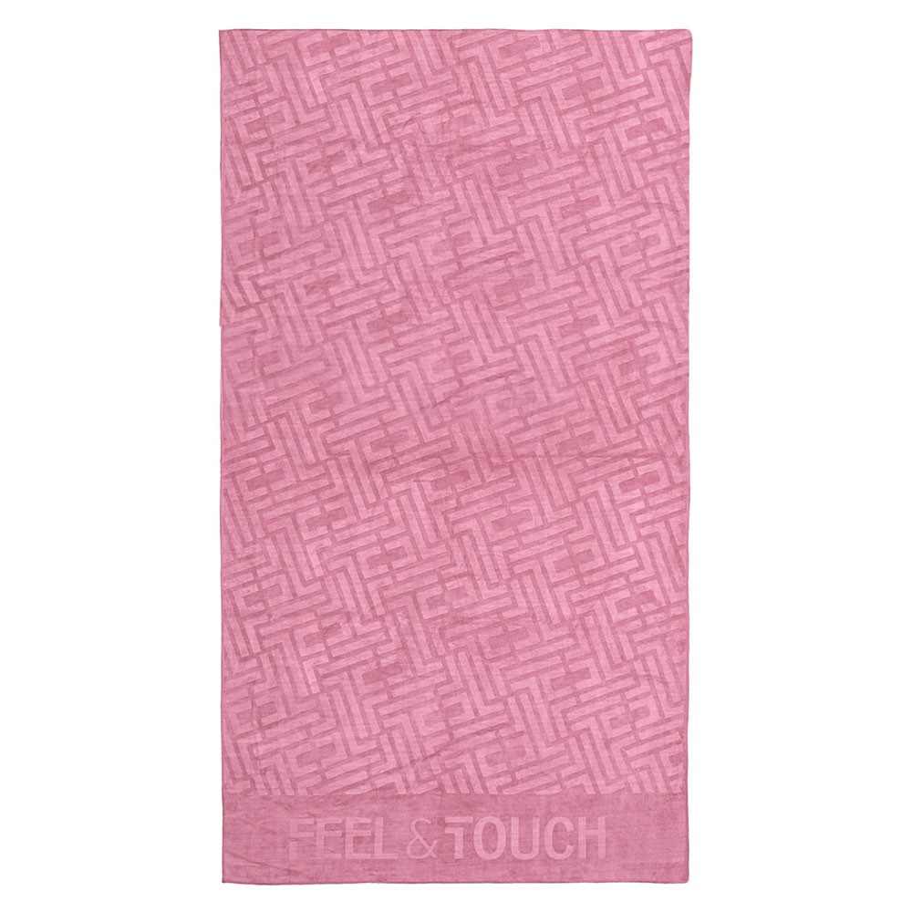 Πετσέτα Θαλάσσης (90x170) Feel & Touch Icon Wild Rose