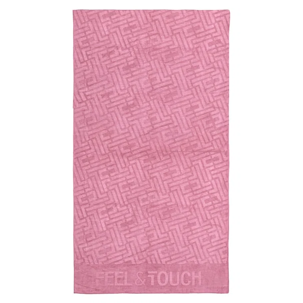 Πετσέτα Θαλάσσης (90x170) Feel & Touch Icon Wild Rose