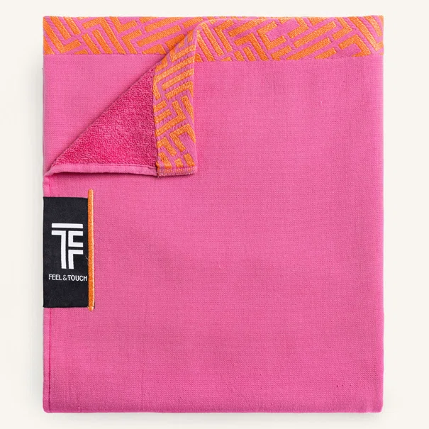 Πετσέτα Θαλάσσης (90x180) Feel & Touch Sunny Fuchsia