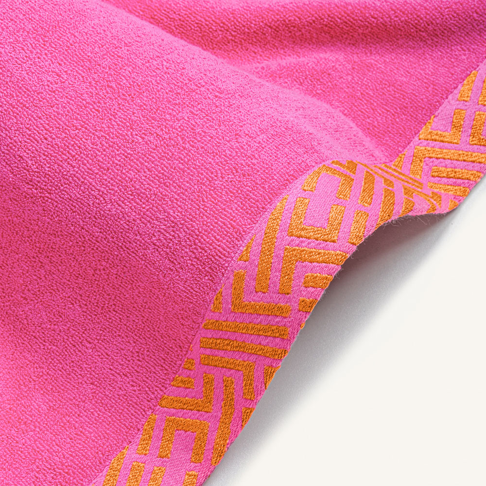 Πετσέτα Θαλάσσης (90X180) Feel Touch Sunny Fuchsia Πετσέτες Ενηλίκων Γυναικείες Spitishop
