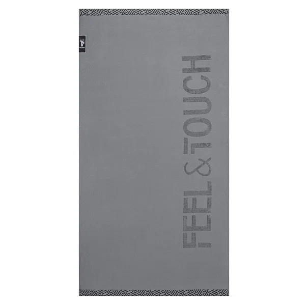 Πετσέτα Θαλάσσης (90x180) Feel & Touch Sunny Anthracite
