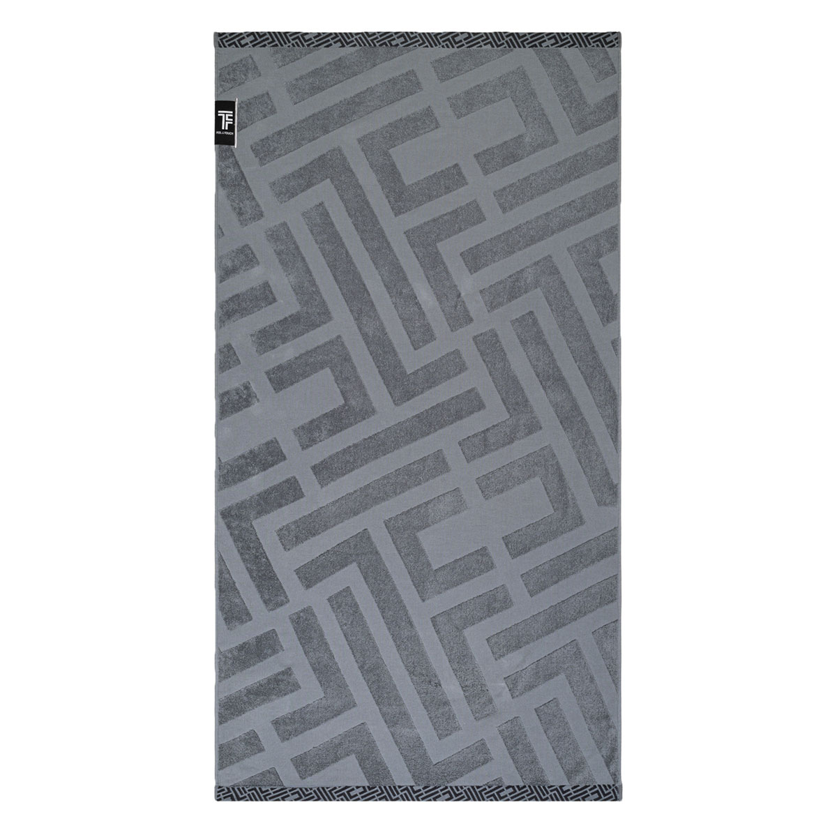 Πετσέτα Θαλάσσης (90x180) Feel & Touch Fresh Anthracite