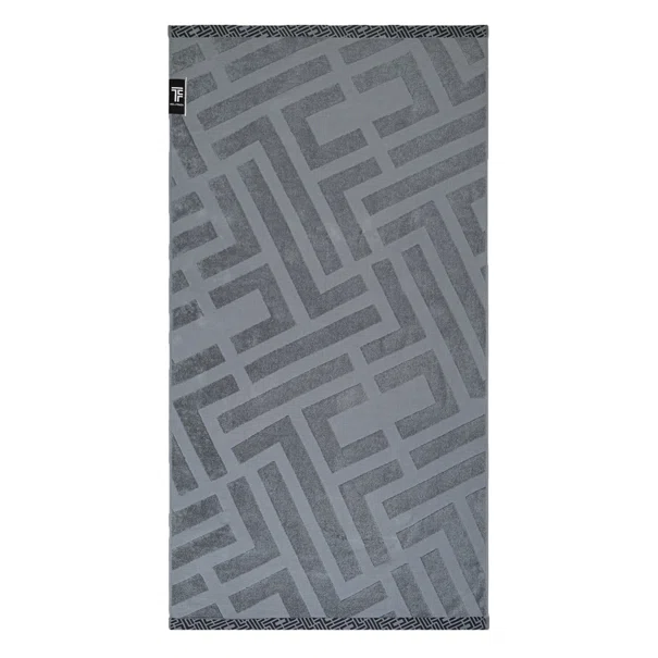 Πετσέτα Θαλάσσης (90x180) Feel & Touch Fresh Anthracite