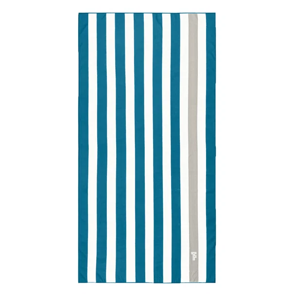 Πετσέτα Θαλάσσης Microfiber 2 Όψεων + Νεσεσέρ Παραλίας (2τμχ) Feel & Touch Med 01