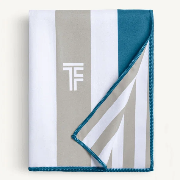 Πετσέτα Θαλάσσης Microfiber 2 Όψεων + Νεσεσέρ Παραλίας (2τμχ) Feel & Touch Med 01