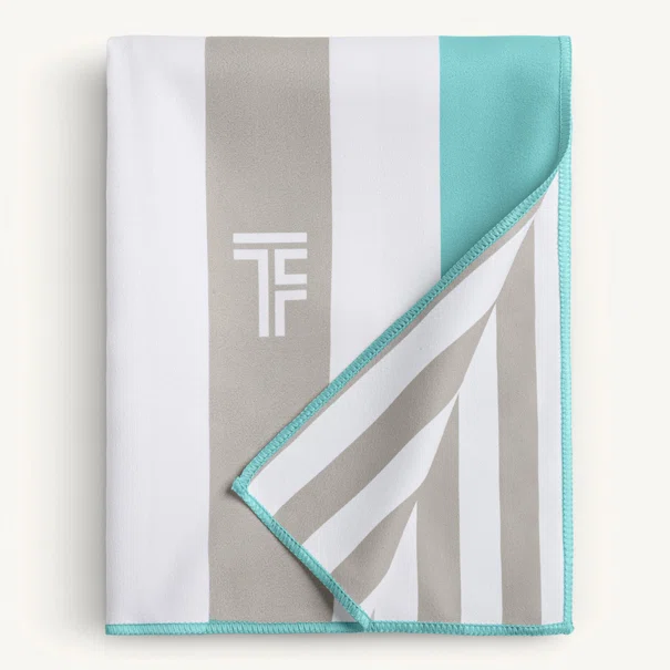 Πετσέτα Θαλάσσης Microfiber 2 Όψεων + Νεσεσέρ Παραλίας (2τμχ) Feel & Touch Med 05