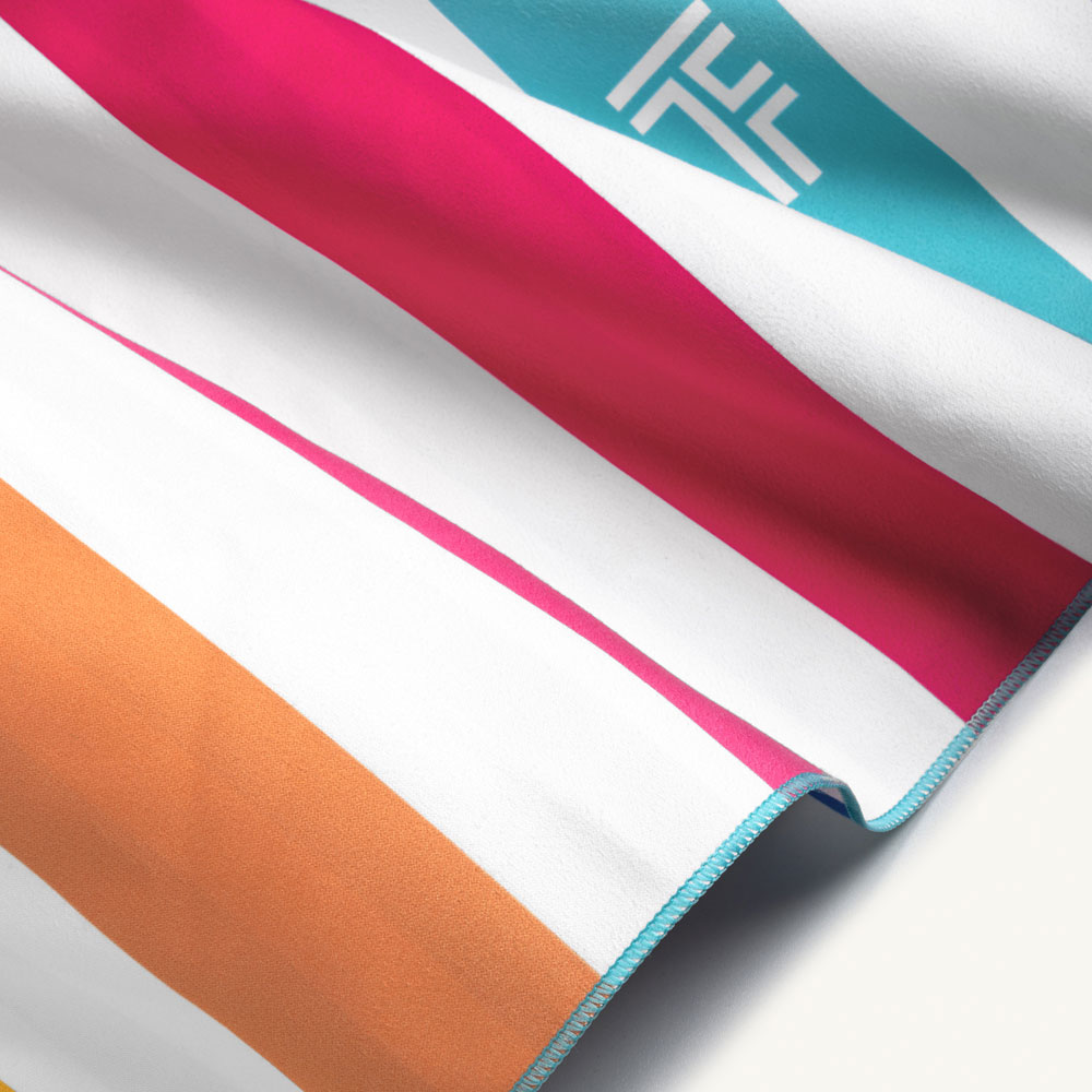 Πετσέτα Θαλάσσης Microfiber 2 Όψεων + Νεσεσέρ Παραλίας (2Τμχ) Feel Touch Med 07 Πετσέτες Ενηλίκων Spitishop