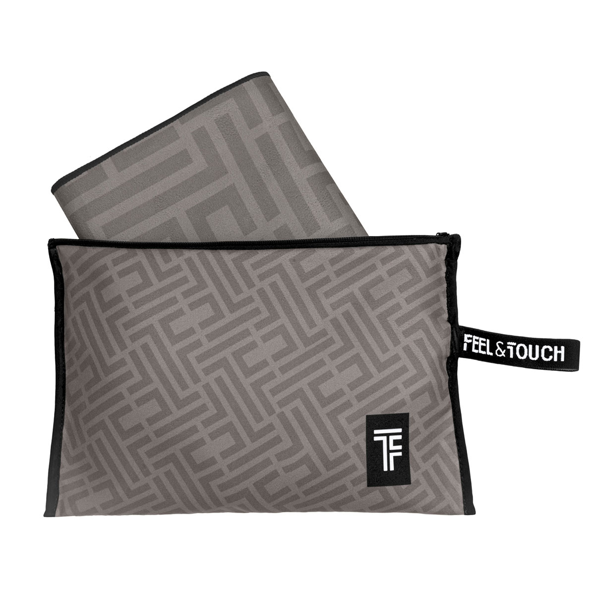 Πετσέτα Θαλάσσης Microfiber 2 Όψεων + Νεσεσέρ Παραλίας (2τμχ) Feel & Touch Motivo 08