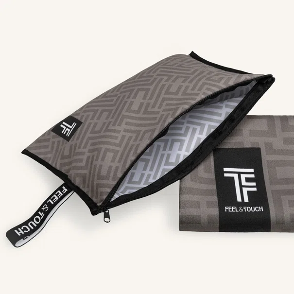 Πετσέτα Θαλάσσης Microfiber 2 Όψεων + Νεσεσέρ Παραλίας (2τμχ) Feel & Touch Motivo 08