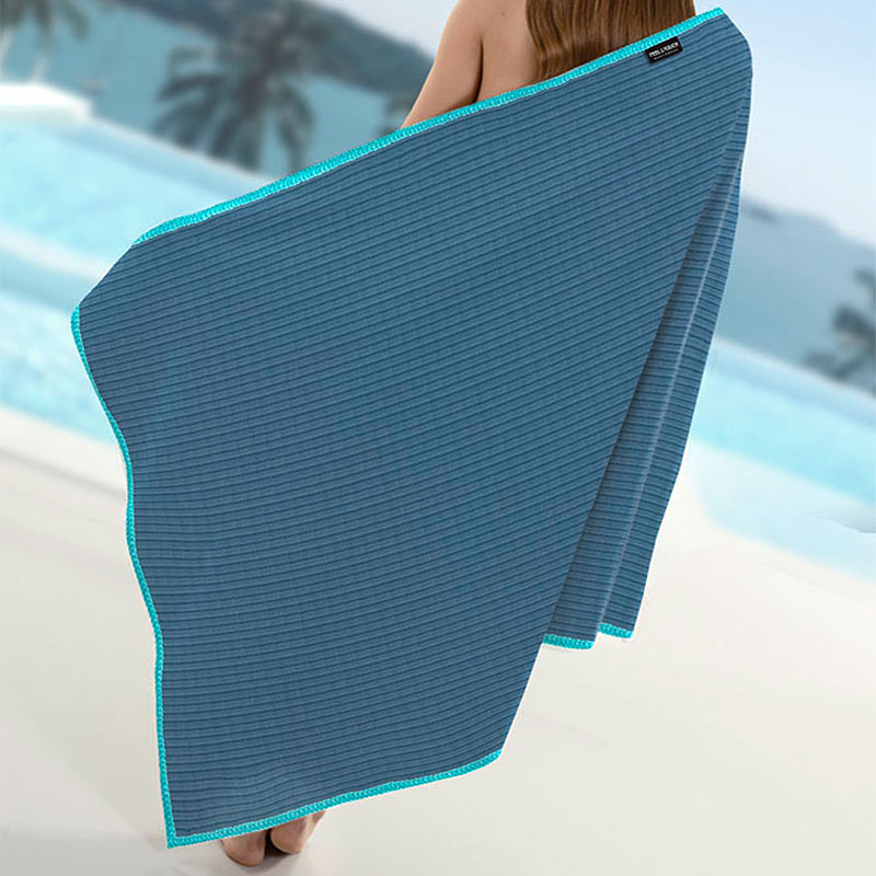 Πετσέτα Θαλάσσης Microfiber + Νεσεσέρ Παραλίας (2Τμχ) Feel Touch Surf 06 Πετσέτες Ενηλίκων Spitishop