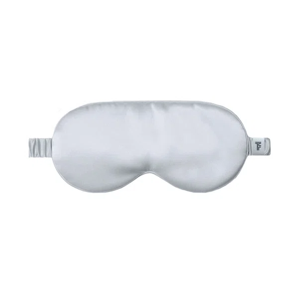 Μεταξωτή Μαξιλαροθήκη + Μάσκα Ύπνου + Scrunchie Feel & Touch Beauty Sleep Silver