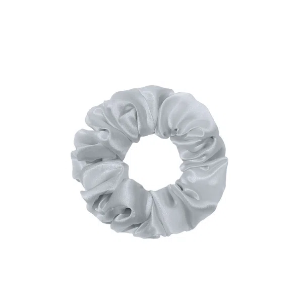 Μεταξωτή Μαξιλαροθήκη + Μάσκα Ύπνου + Scrunchie Feel & Touch Beauty Sleep Silver