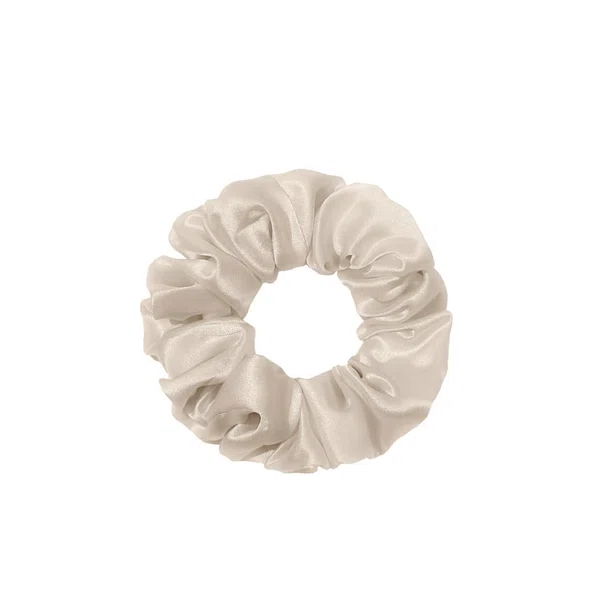 Μεταξωτή Μαξιλαροθήκη + Μάσκα Ύπνου + Scrunchie Feel & Touch Beauty Sleep Champagne
