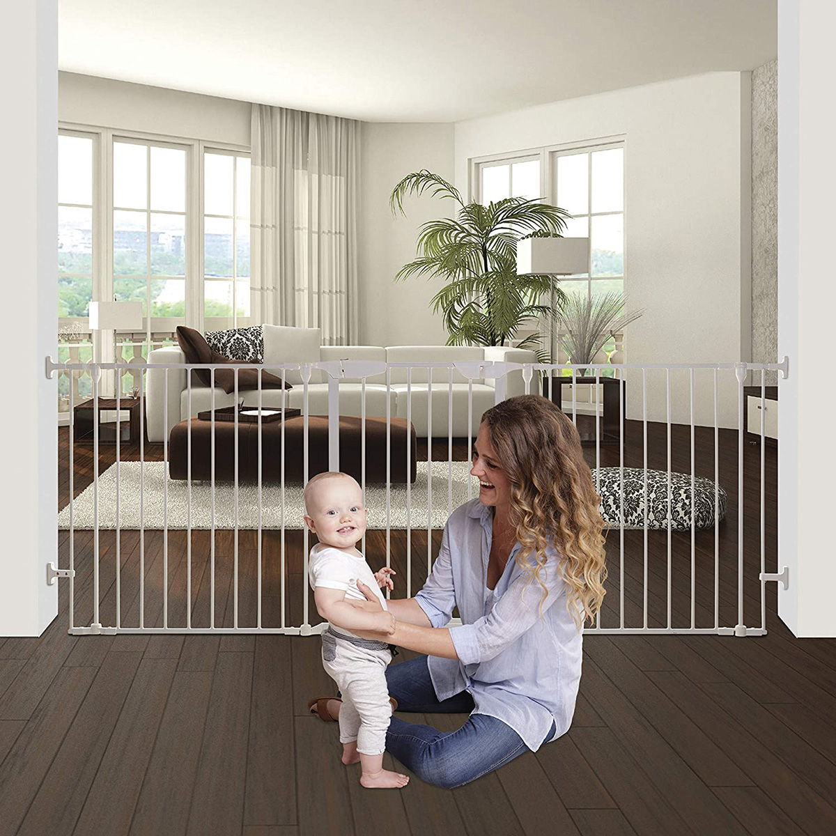 Πόρτα Ασφαλείας 74 5-195Cm Dreambaby Discovey 3 Panel White Br79495 Βρεφικά Είδη - Προστατευτικά Spitishop