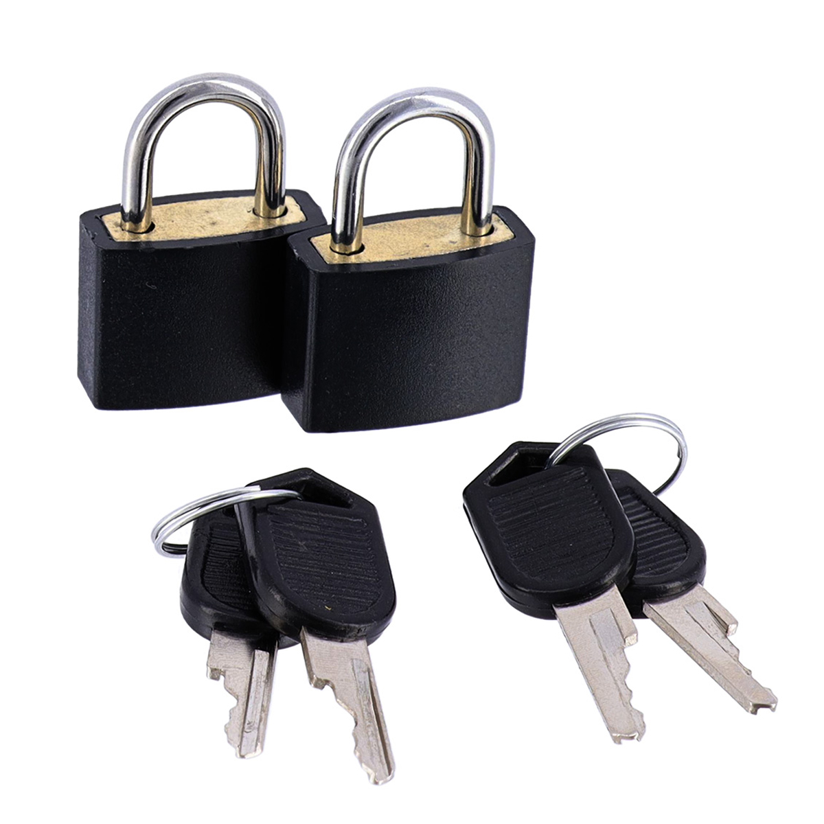 Λουκέτα (Σετ 2τμχ) T-D Key Black 20301103