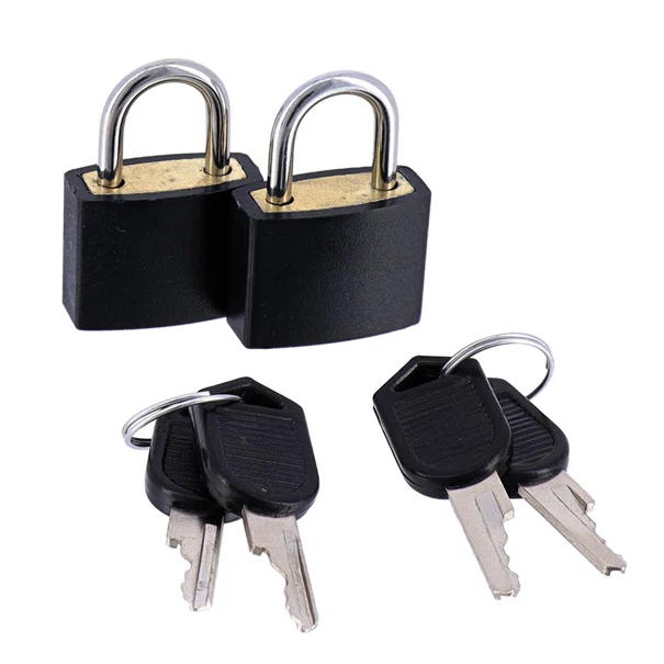 Λουκέτα (Σετ 2τμχ) T-D Key Black 20301103