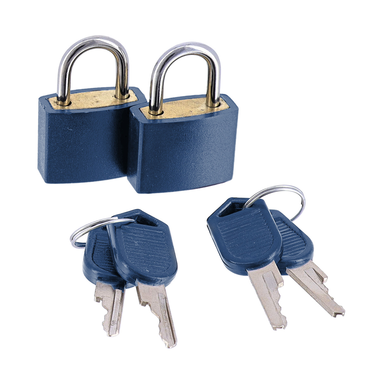 Λουκέτα (Σετ 2τμχ) T-D Key Blue 20301118
