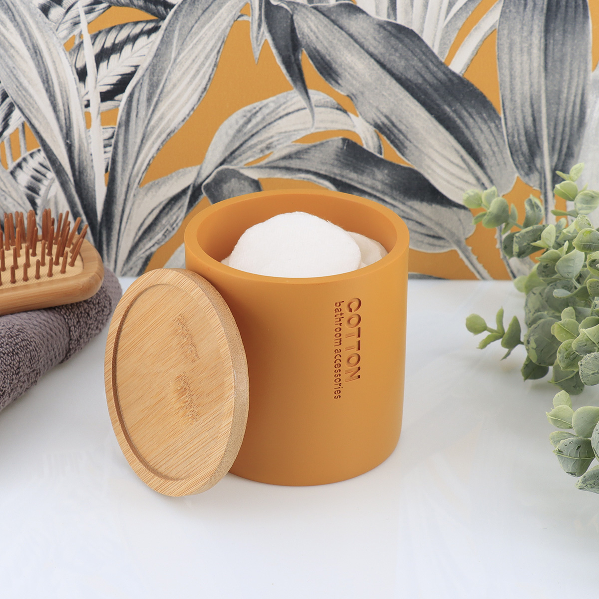 Βαμβακοθήκη (Φ9.5x11) T-D Mustard/Bamboo 67101199