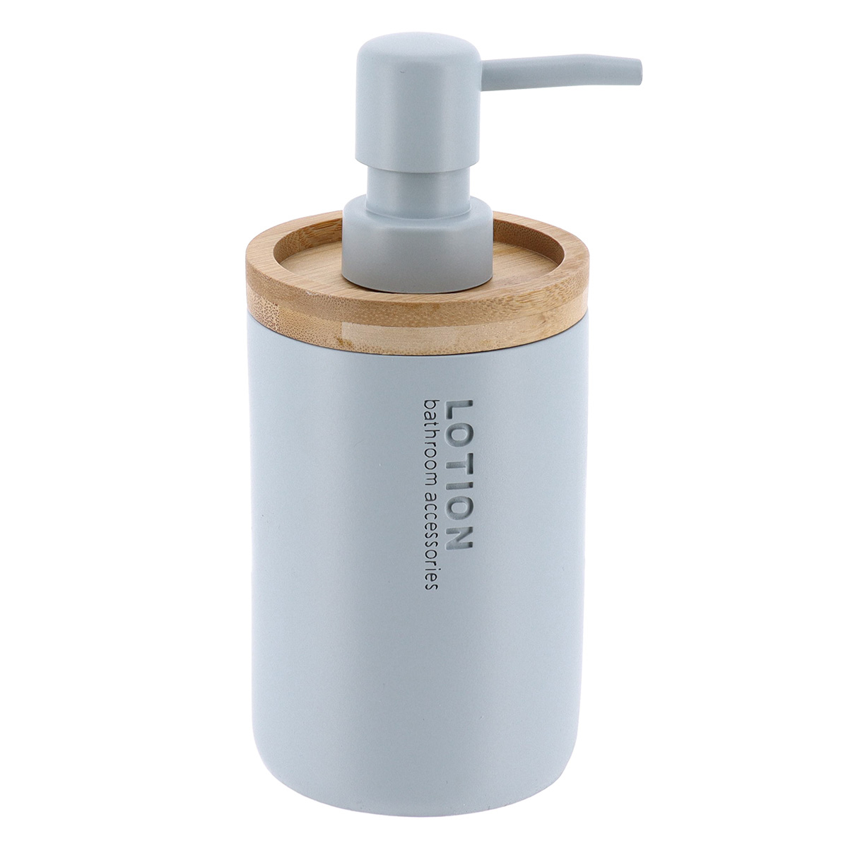 Dispenser Μπάνιου 280ml (Φ7.5x17) T-D Blue/Bamboo 62101112
