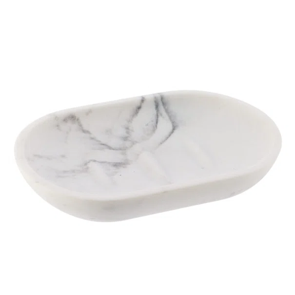 Σαπουνοθήκη (13.2x9.3x2.2) T-D Marble White 64122602