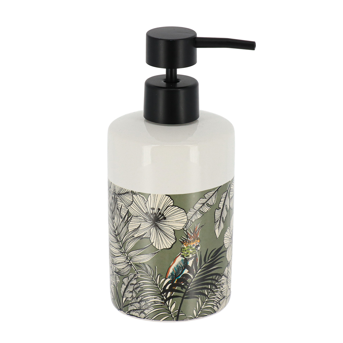 Dispenser Μπάνιου 320ml (Φ7.4x17.5) T-D Jungle Fever Khaki 6277780
