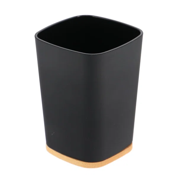 Ποτηροθήκη Μπάνιου (7.5x7.5x10.5) T-D Rubber Black 61110103