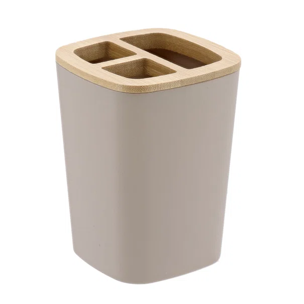 Ποτηροθήκη Μπάνιου (7.5x7.5x10.5) T-D Rubber Beige 63110161