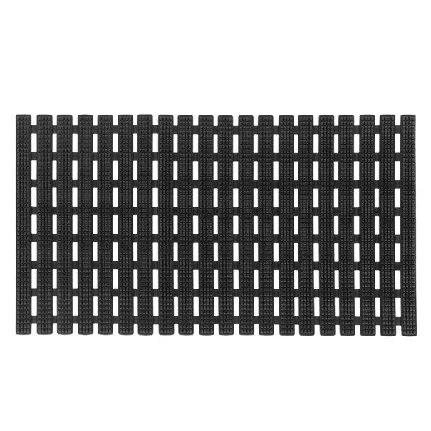 Αντιολισθητικό Πατάκι Μπανιέρας (38x70) T-D Slatted Black D143901