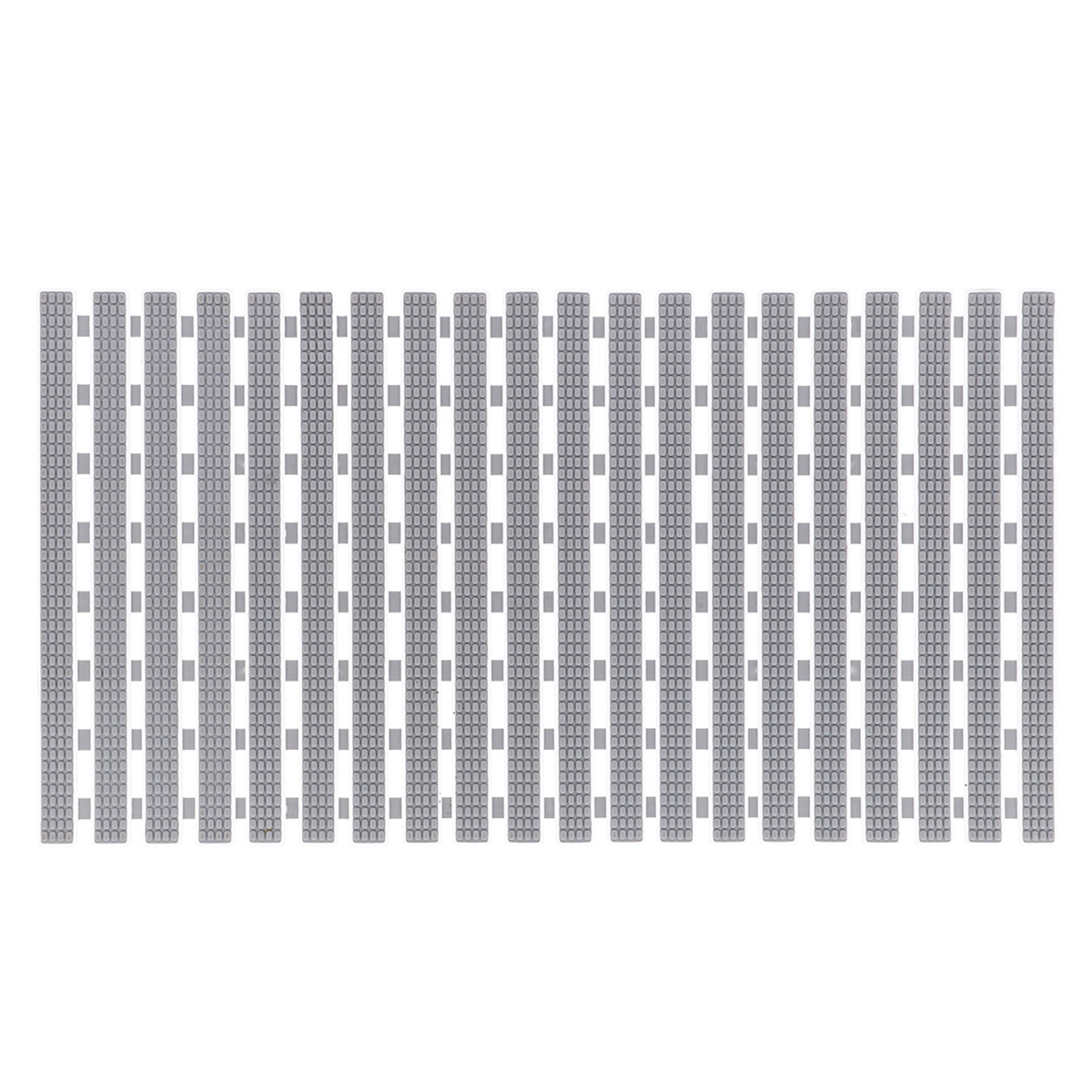 Αντιολισθητικό Πατάκι Μπανιέρας (38x70) T-D Slatted White/Grey D143902