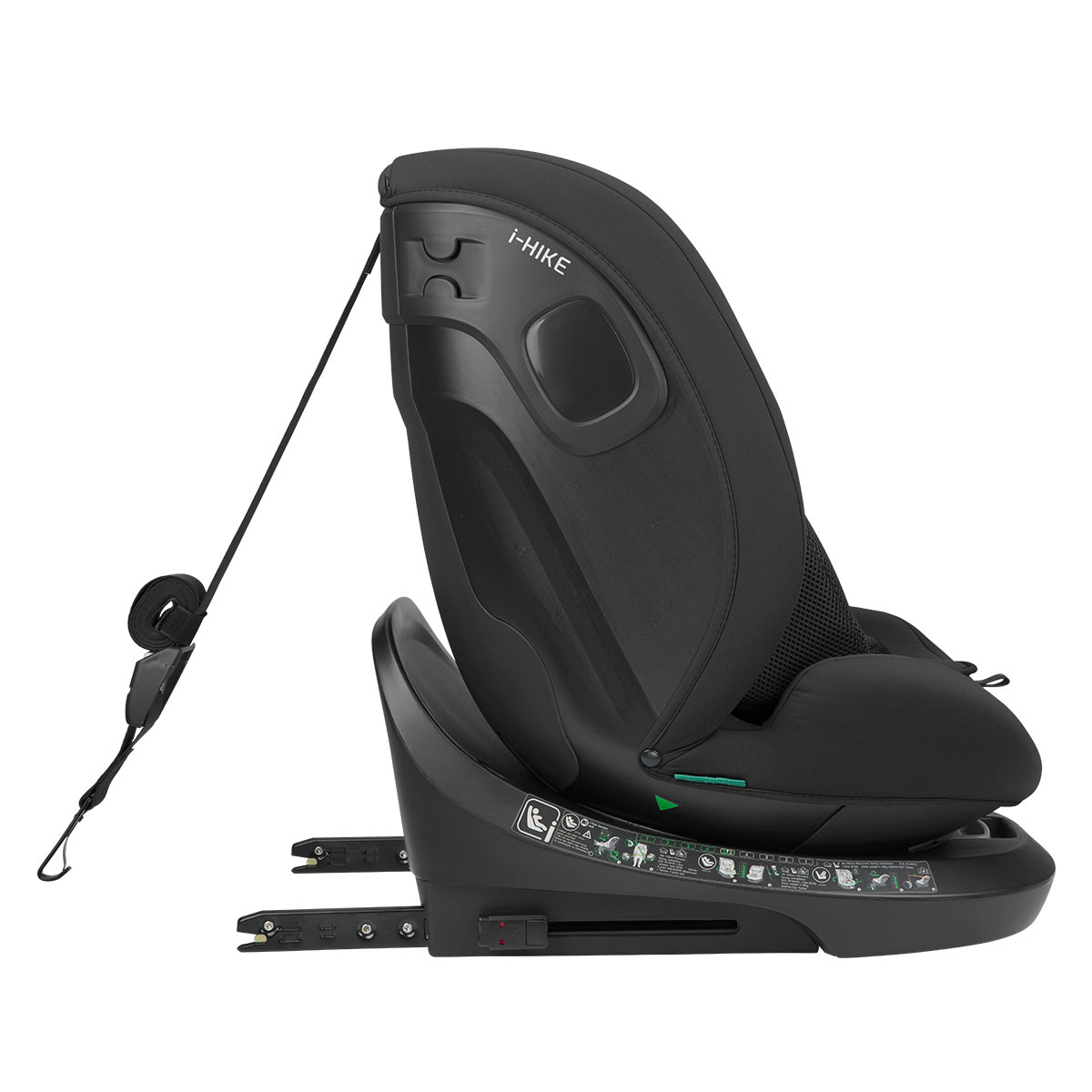 Κάθισμα Αυτοκινήτου Isofix (40-150Εκ Ύψος) Kikka Boo I-Hike I-Size Black 2025 Βρεφικά Καθίσματα Spitishop