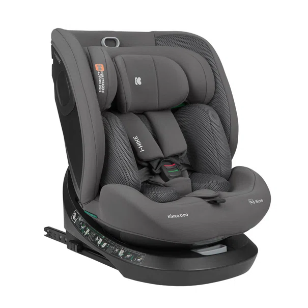 Κάθισμα Αυτοκινήτου ISOfix (40-150εκ. Ύψος) Kikka Boo i-Hike i-size Dark Grey 2025