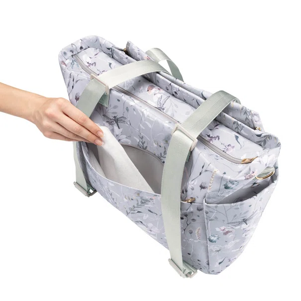 Τσάντα Αλλαξιέρα (43x17x35) Kikka Boo Florence Dreamy Fields Grey