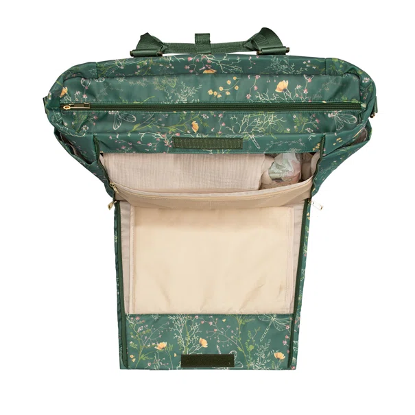 Τσάντα Αλλαξιέρα (43x17x35) Kikka Boo Florence Secret Garden Green