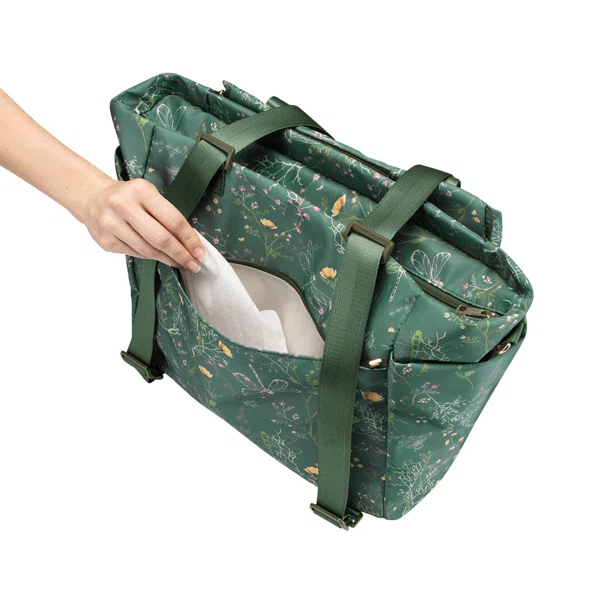 Τσάντα Αλλαξιέρα (43x17x35) Kikka Boo Florence Secret Garden Green
