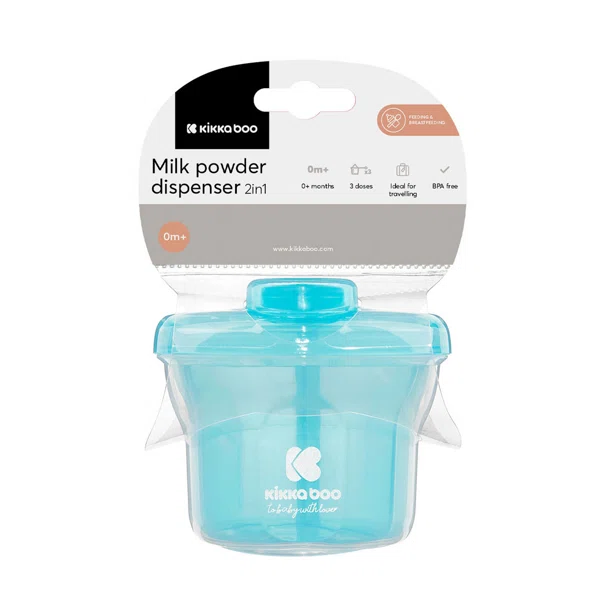 Δοσομετρητής Σκόνης Γάλακτος 3 Θέσεων Kikka Boo 2in1 Blue
