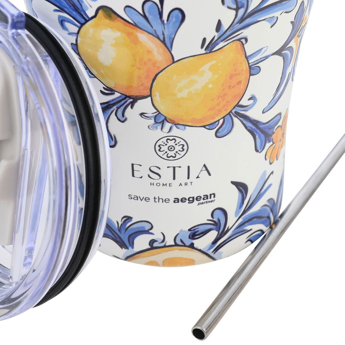 Ποτήρι Θερμός 350Ml Estia Save The Aegean Amalfi Coast 01-31756 Οργάνωση & Αποθήκευση Ποτήρια Spitishop