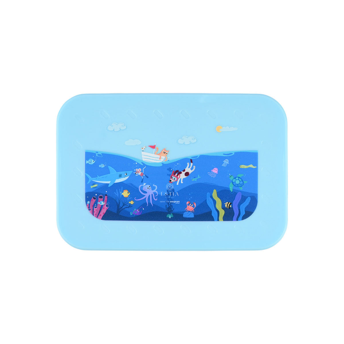 Φαγητοδοχείο Με Χωρίσματα Estia Save The Aegean Ocean Play 01-33446