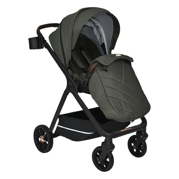 Καρότσι + Τσάντα Αλλαξιέρα (0-48 Μηνών/ Έως 22kg) Bebe Stars Nammas Olive 346-189