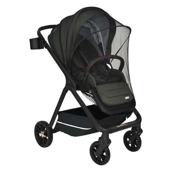 Καρότσι + Τσάντα Αλλαξιέρα (0-48 Μηνών/ Έως 22kg) Bebe Stars Nammas Olive 346-189