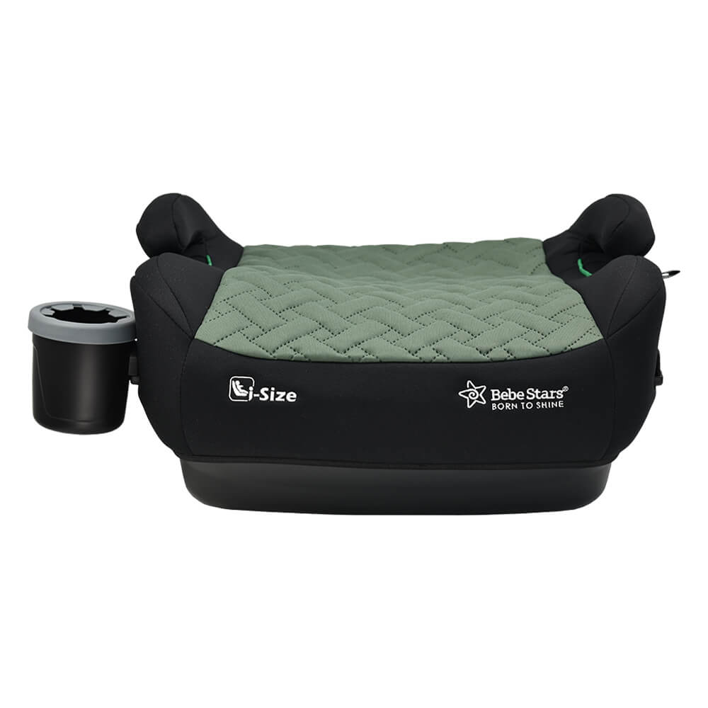 Κάθισμα Αυτοκινήτου Booster (125 έως 150εκ. Ύψος) Bebe Stars i-Size Olive 954-176