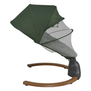 Ηλεκτρικό Ρηλάξ Με Μουσική (0+ Μηνών/Έως 9kg) Bebe Stars Fluffy Forest Green 257-176