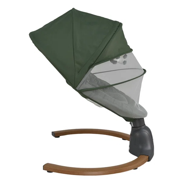 Ηλεκτρικό Ρηλάξ Με Μουσική (0+ Μηνών/Έως 9kg) Bebe Stars Fluffy Forest Green 257-176
