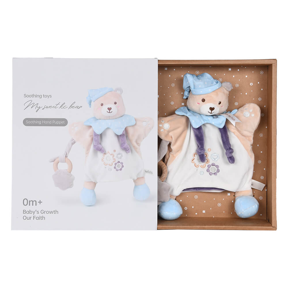 Πανάκι Παρηγοριάς + Μασητικό Bebe Stars Teddy Flower 60-109 Παιχνίδια Βρεφικά για Μωρά 0 - 6 Μηνών Spitishop
