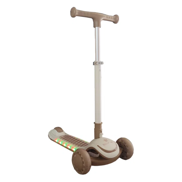 Παιδικό Πατίνι Τρίτροχο (3+ Ετών) Bebe Stars Xride Beige 670-182
