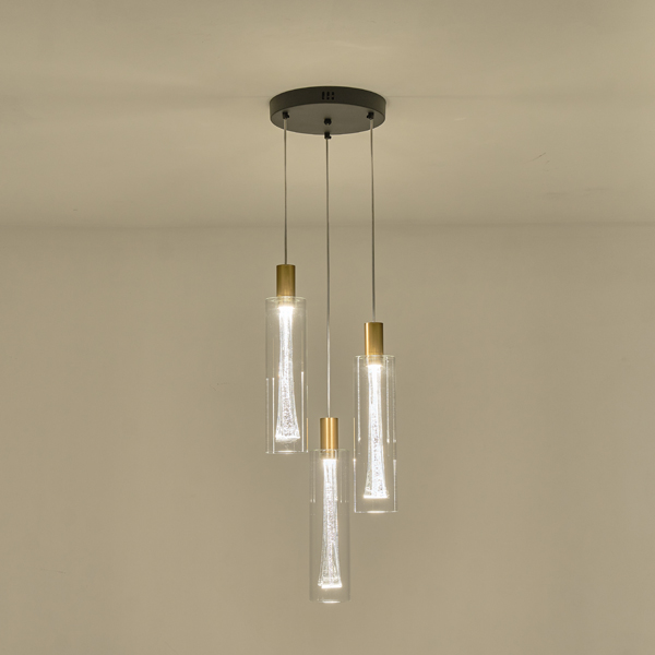 Φωτιστικό Οροφής Τρίφωτο LED Eurolamp Vial 144-15102